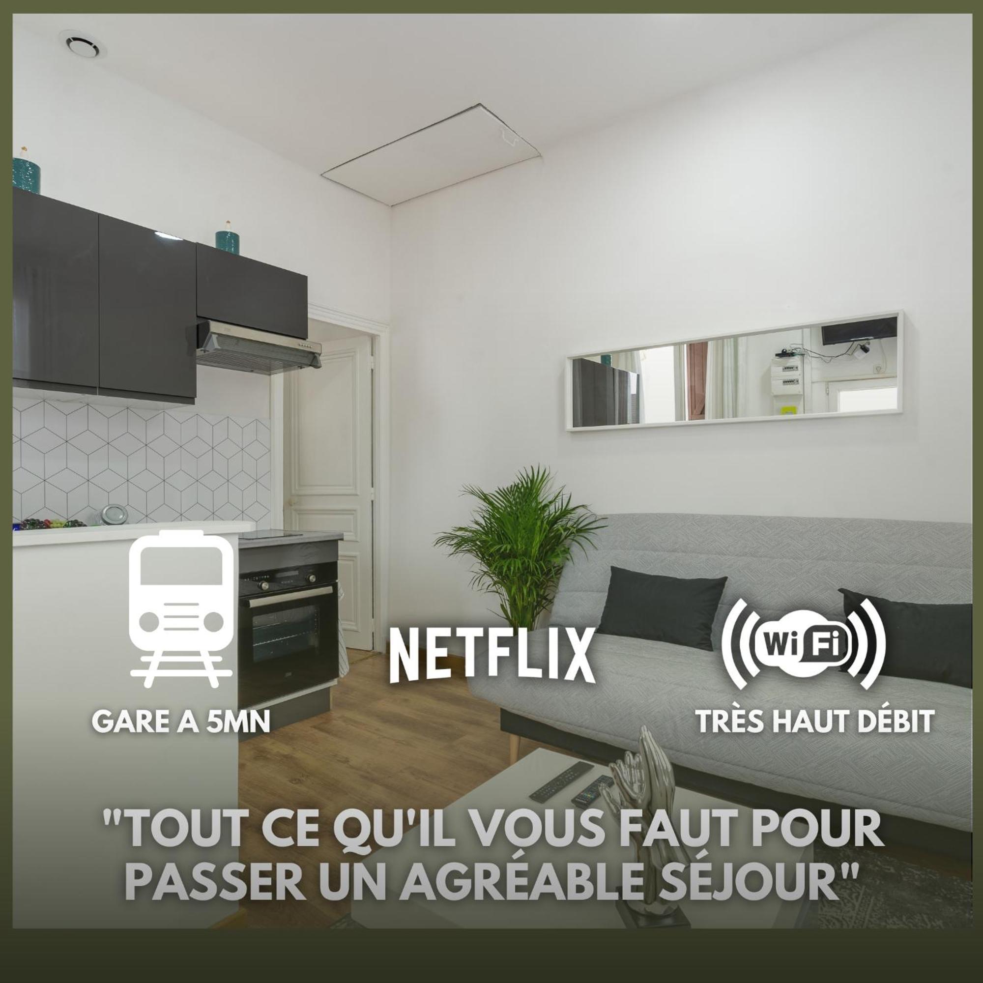 ドランシーCocon Douillet, Proche Gare, Wifiアパートメント エクステリア 写真